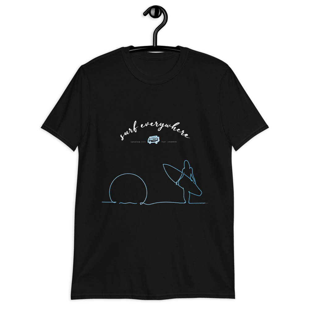 Camiseta unisex surf everywhere 1 Camiseta unisex surf everywhere