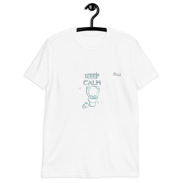 Camiseta unisex keep calm wc