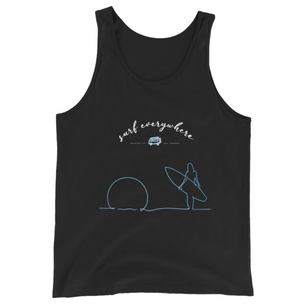 Camiseta tirantes unisex surf everywhere